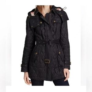 Women's Black Quilted Jacket